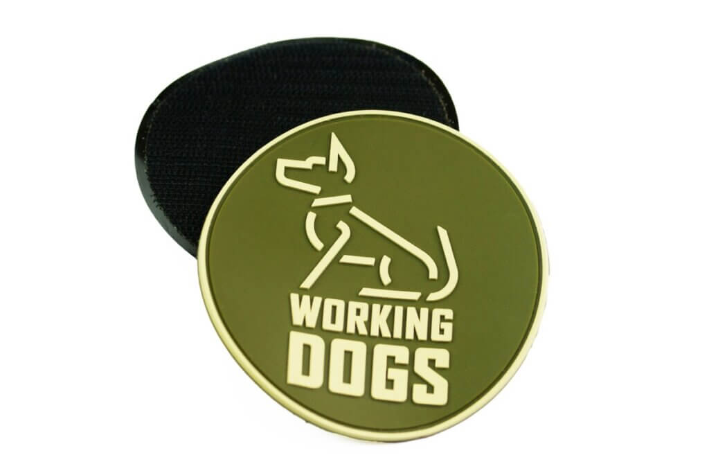 zielone gumowe okrągłe naszywki z rzepem