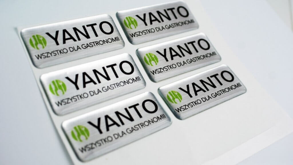 naklejki wypukłe firmy yanto