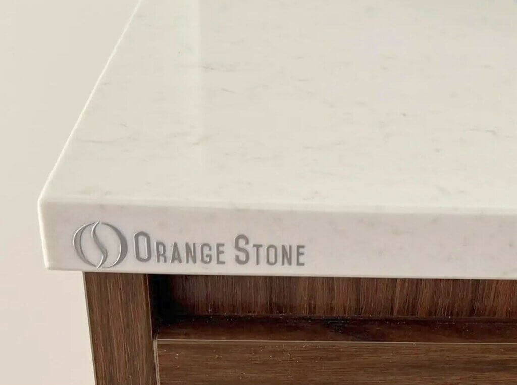 oznakowania chromowane logo na blaty kuchenne